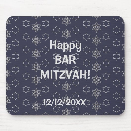 Glücklich Bar Mitzvah! Mousepad (Vorne)