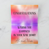 Glücklich bei Zuhause Niedlich House Ankündigung (Innenseite)