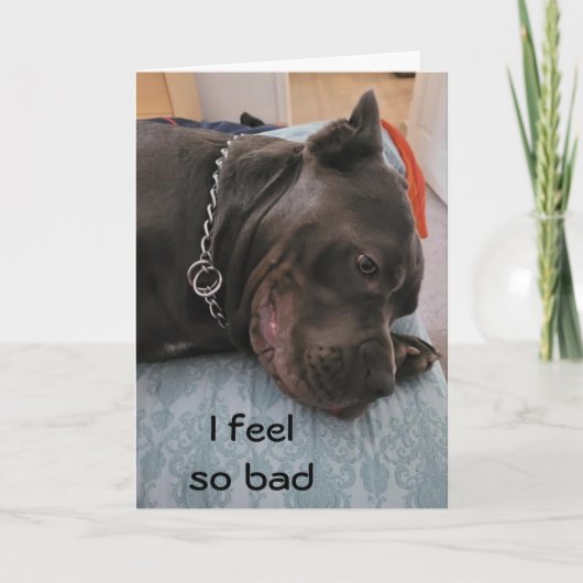 GLÜCKLICH BELATED BIRTHDAY - FÜHLT SO GEFÄHRLICH KARTE (Vorderseite)