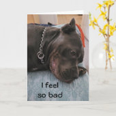 GLÜCKLICH BELATED BIRTHDAY - FÜHLT SO GEFÄHRLICH KARTE (Gelbe Blume)