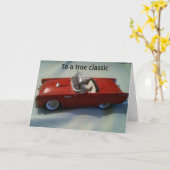 GLÜCKLICH BIRTHAY ZU EINER WAHREN KLASSIK KARTE (Gelbe Blume)