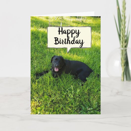 GLÜCKLICH BIRTHDAY BECUZ IHR FAV-MITARBEITER "COUN KARTE (Vorderseite)