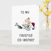 GLÜCKLICH BIRTHDAY BECUZ IHR FAV-MITARBEITER "COUN KARTE (Gelbe Blume)