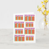 GLÜCKLICH BIRTHDAY KARTE (Gelbe Blume)