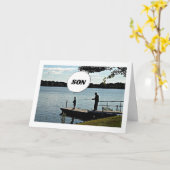 GLÜCKLICH BIRTHTAG ** SON** DURCH DIESE LINIE! KARTE (Gelbe Blume)