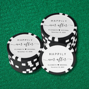 Glücklich bis ans Ende der Zeit Hochzeit Pokerchips
