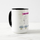 Glücklich bis ans Lebensende Tasse (Vorderseite Links)