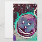 glücklich briefpapier (Vorne/Hinten)