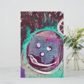 glücklich briefpapier (Stehend Vorderseite)