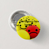 glücklich button (Vorne & Hinten)