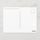 Glücklich California National Pflanze Week! Postka Postkarte (Rückseite)