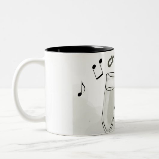 GLÜCKLICH CHRISTMAS FERIENURLAUB TASSE-CHEERS!!! ZWEIFARBIGE TASSE (Links)