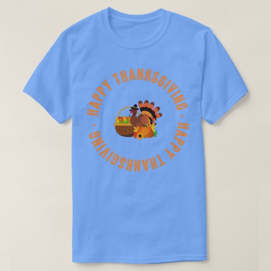 GLÜCKLICH DANKSGIVING 9 T-Shirt (Design vorne)