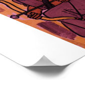 GLÜCKLICH DANKSGIVING AMERIKANISCHE UREINWOHNER PO POSTER (Ecke)