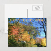 GLÜCKLICH DANKSGIVING FALL Postkarte (Vorne/Hinten)