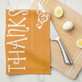 GLÜCKLICH DANKSGIVING GESCHIRRTUCH (Viertel Falte)
