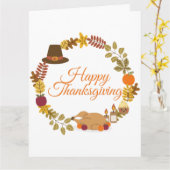 GLÜCKLICH DANKSGIVING KARTE (Gelbe Blume)