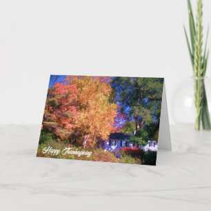 GLÜCKLICH DANKSGIVING-Karte Feiertagskarte