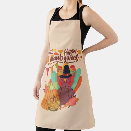 GLÜCKLICH DANKSGIVING PILGRIM TÜRKEI SCHÜRZE (InSitu)