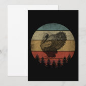 GLÜCKLICH DANKSGIVING TÜRKEI EINLADUNG (Vorne/Hinten)