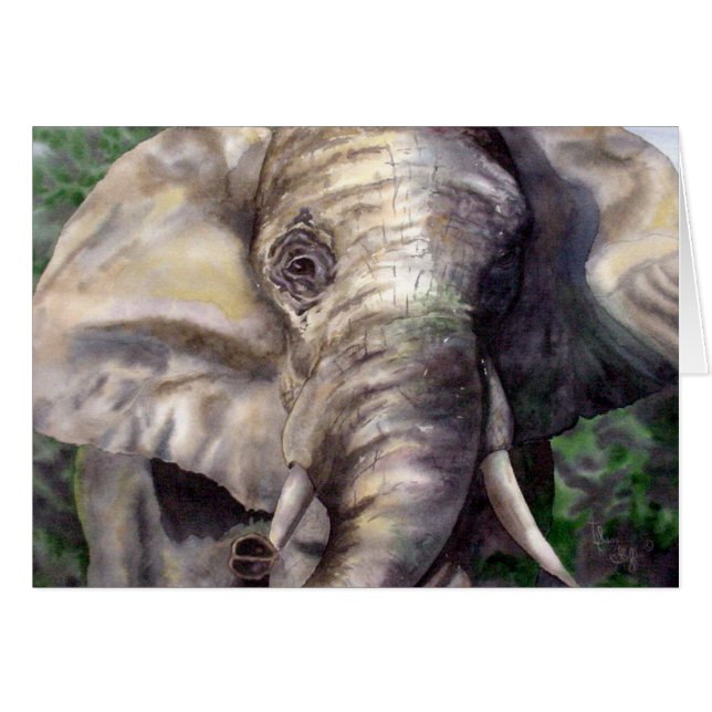 Glücklich der Elefant (Vorderseite (Horizontal))