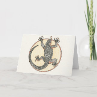 Glücklich die Eidechse von Sedona, Arizona Karte