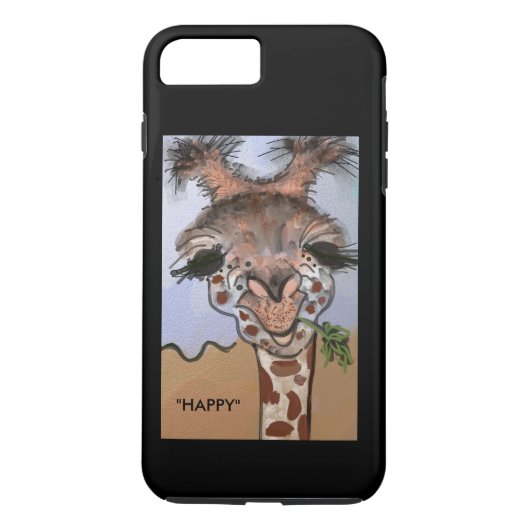 "GLÜCKLICH" die Giraffe " Case-Mate iPhone Hülle (Rückseite)