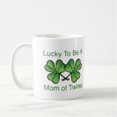 Glücklich DoppelMama sein Kaffeetasse (Links)