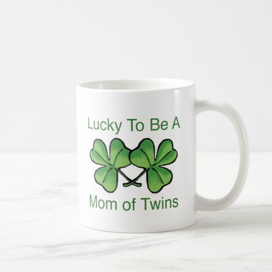 Glücklich DoppelMama sein Kaffeetasse (Rechts)