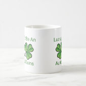Glücklich Doppeltante sein Kaffeetasse (Mittel)