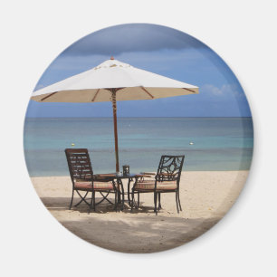 Glücklich draußen magnet