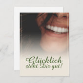 Glücklich, du Arsch! (Vorne/Hinten)