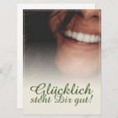 Glücklich, du Arsch! (Vorne/Hinten)