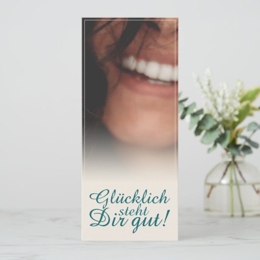 Glücklich, du Arsch! (Stehend Vorderseite)