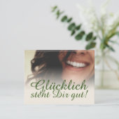 Glücklich, du Arsch! (Stehend Vorderseite)