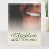 Glücklich, du Arsch! Karte (Vorderseite)