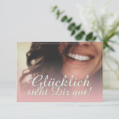 Glücklich, du Arsch! - Rosé (Stehend Vorderseite)