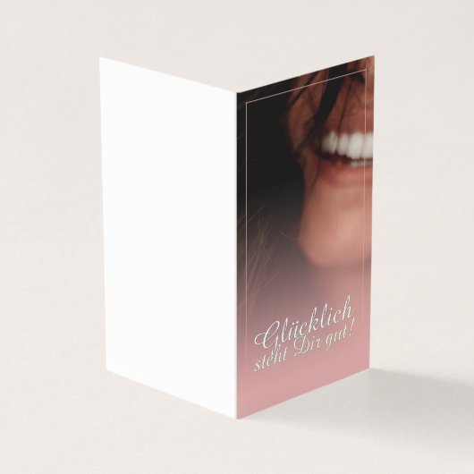 Glücklich, du Arsch! - Rosé (Vorderseite)