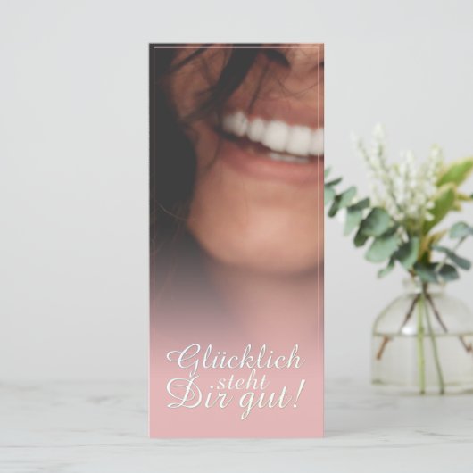 Glücklich, du Arsch! - Rosé (Stehend Vorderseite)