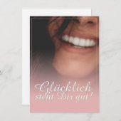 Glücklich, du Arsch! - Rosé (Vorne/Hinten)