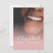 Glücklich, du Arsch! - Rosé (Vorderseite)