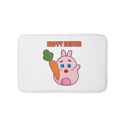 GLÜCKLICH EASTER BADEMATTE (Vorderseite)
