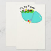 "GLÜCKLICH EASTER" EGG BRIEFPAPIER (Vorne/Hinten)
