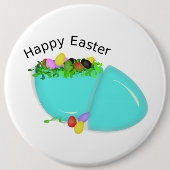 "GLÜCKLICH EASTER" EGG BUTTON (Vorderseite)