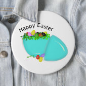 "GLÜCKLICH EASTER" EGG BUTTON (Beispiel)