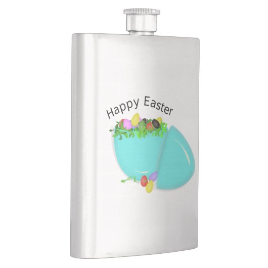 "GLÜCKLICH EASTER" EGG FLACHMANN (Rechts)