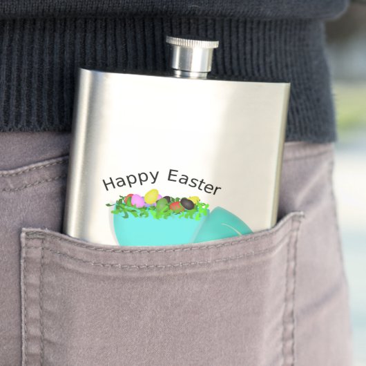 "GLÜCKLICH EASTER" EGG FLACHMANN (Beispiel)