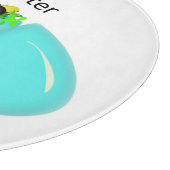 "GLÜCKLICH EASTER" EGG SCHNEIDEBRETT (Ecke)
