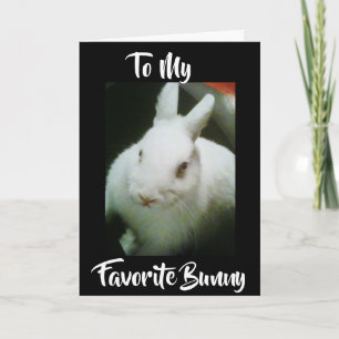 GLÜCKLICH **EASTER** FÜR MEINE "BUNNY" FEIERTAGSKARTE