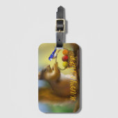 GLÜCKLICH EASTER GEPÄCKANHÄNGER (Vorderseite Vertikal)